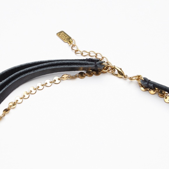 Free People Lucky Star Two Faced Leather Mix Bolo - Picture 5 of 7